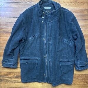 Vintage 1984 HUGO BOSS Cashmere Blend Strawinsky Men's Grey Coat